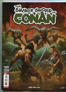 ESPADA SALVAJE de la revista CONAN #9 - CUBIERTA VARIANTE ALEX HORLEY B - TITAN/2025 - Imagen 1 de 2