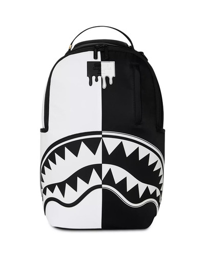 Sprayground Shark Central Double Trouble Split Black Backpack