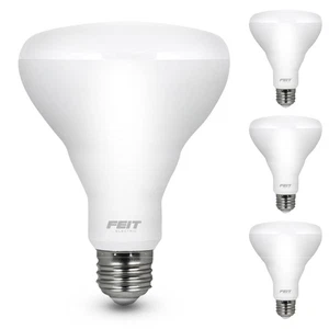 Feit LED Eléctrico BR30, 65W Equivalente, 2700K Blanco Suave, No Regulable, Paquete de 3 - Imagen 1 de 1