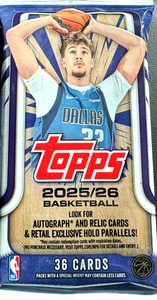 2025-26 Topps Basketball *NBA Trading Cards*  *36-Card Fat Pack* - Picture 1 of 2