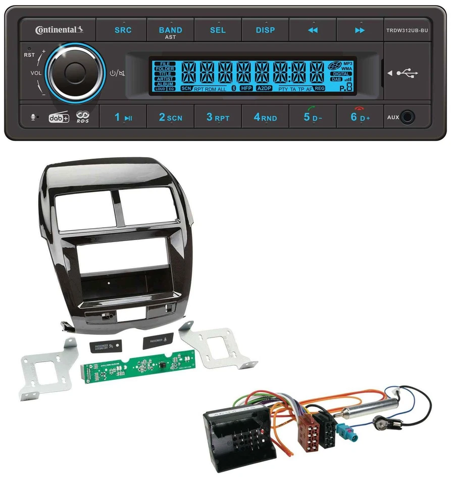 Continental MP3 DAB USB Bluetooth Autoradio für Citroen C4 Aircross Mitsubishi A - Bild 1 von 4