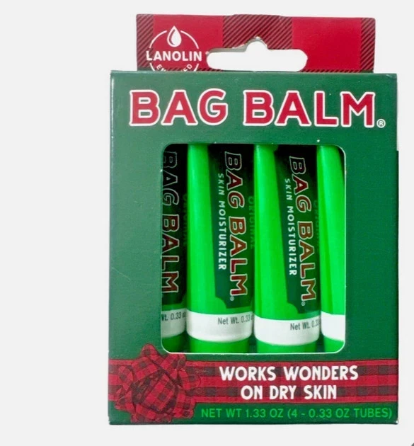 Bag Balm On the Go 4 Pack Vermont Original Skin Moisturizer Lip Hands Cuticles - Image 1 of 1