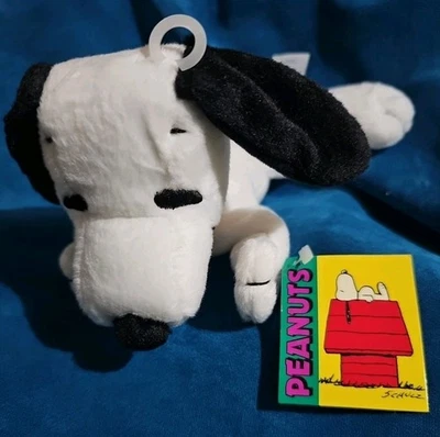 Mini bolsa de frijoles vintage Peanuts Snoopy felpa aplausos Foto 1 de 3