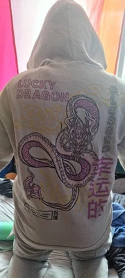 Rue21 Women's Blessed Lucky Dragon White Jumper Small/Medium - Image 1 of 3