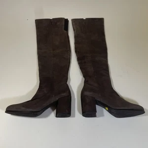 stuart weitzman Women’s Tall Boots Gray Suede Pull On $249 - Picture 1 of 8