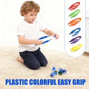 Cubo sensorial herramientas niños pequeños plástico motor fino Montessori manualidades pinzas plástico  - Imagen 1 de 17