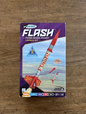 Estes FLASH Flying Model Rocket Launch Set 1996-2020 - Image 1 of 3