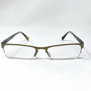 Zero G Titanium Eyeglasses Frame Lake Success 53-17 - 140 Olive Green/Brown - Picture 1 of 10