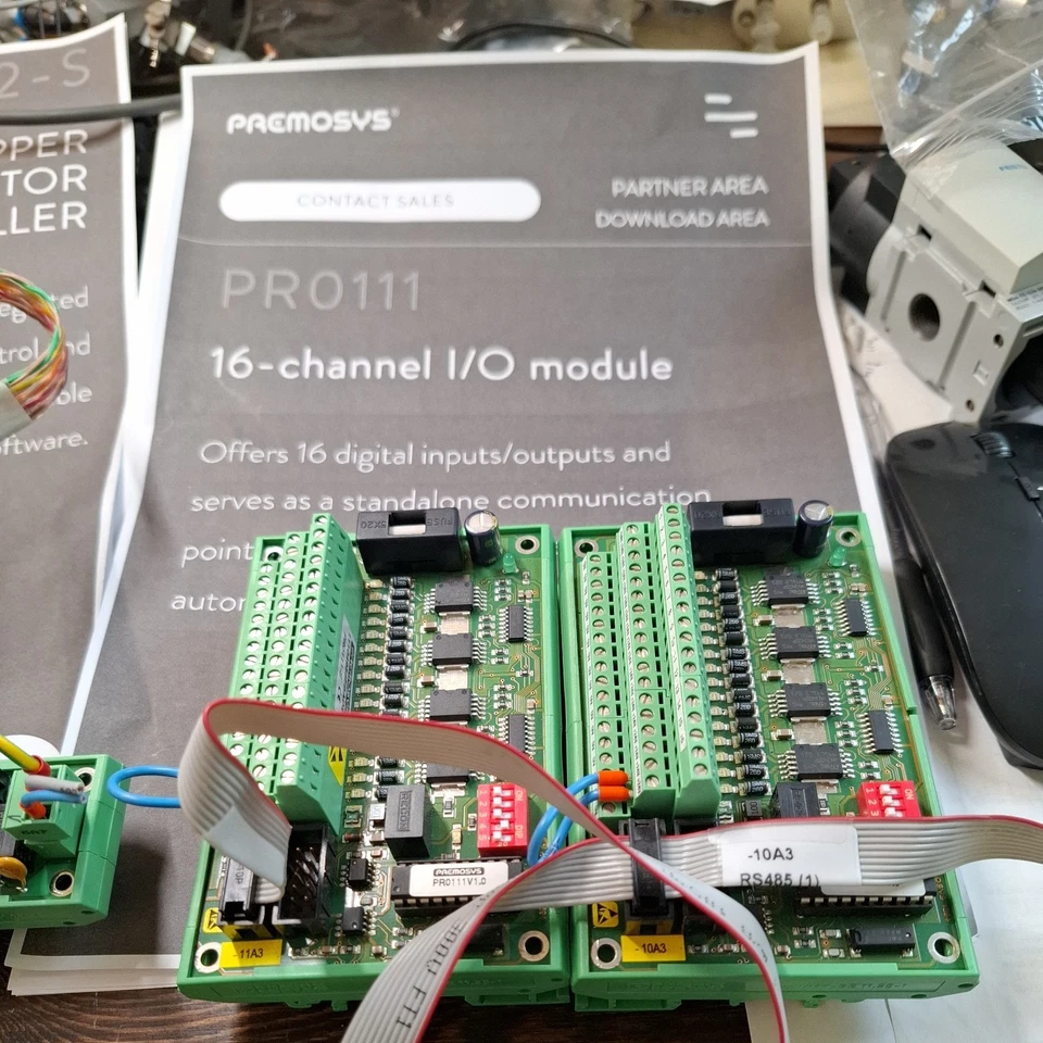 premosys PRO111 x2, PRO131 x1, PRO112 x2, PRO125 x2 and the instruction manuals - Image 1 of 4