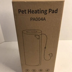 Heated Pet Bed Warmer Dog Cat Electric Heating Pad Indoor Heater Mat - Picture 1 of 3