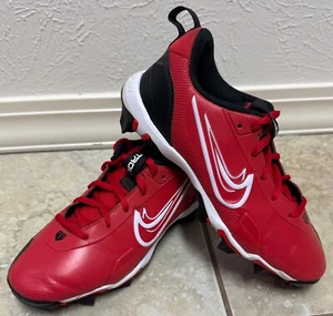 Nike Force Trout 9 Keystone FB9731-600 Red/Black Baseball Cleats Youth Size 4.5Y - Picture 1 of 9
