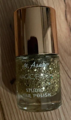 M. ASAM (1248,75€ / l) M.Asam Magic Finish Nail Polish Nagellack NEU Holiday lights gold