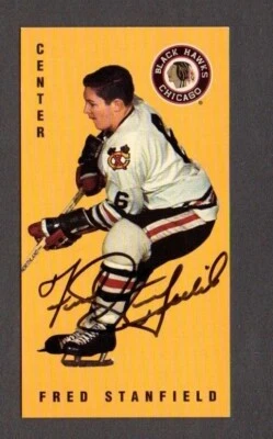 Fred Stanfield 1994 Parkhurst Parkies Tall Boys authentic autographed card  - Image 1 of 2
