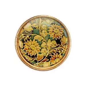 5pcs Retro Time gem Round Metal Buttons for Clothing Sewing Handmade Decor 18mm - Picture 1 of 12