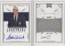 2016 Panini National Treasures Legendary Signatures Glen Wood #LS-GW Auto HOF