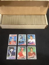 1985 TOPPS BASEBALL COMPLETE SET MINT Beautiful McGwire Puckett Clemens RC *1