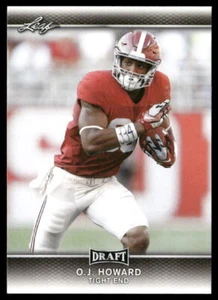 O.J. Howard 2017 Leaf Draft #54 Alabama Crimson Tide - Imagen 1 de 2