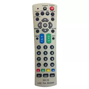 NEW Generic Universal SHARP sharp TV Remote fit for Almost All SHARP BRAND TV - Picture 1 of 3