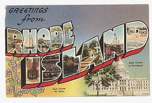 RHODE ISLAND 746-Greetings from RHODE ISLAND - Picture 1 of 1