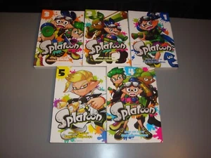 Splatoon Manga Series 1-5 English Book Lot Sankichi Hinodeya Nintendo Viz - Picture 1 of 6