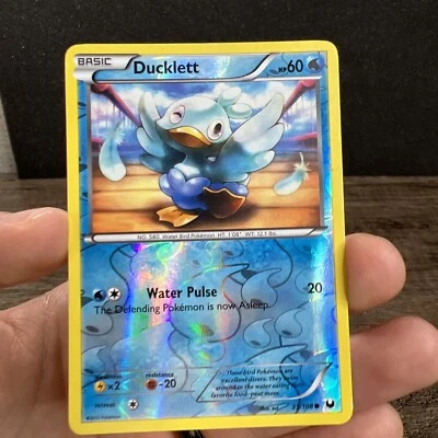 Ducklett Dark Explorers 35/108 Reverse Holo Pokemon Card - Image 1 of 4