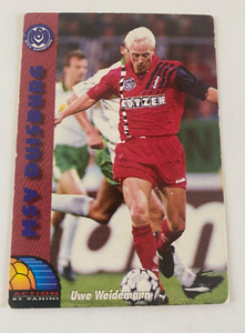 Ran Panini action card football Bundesliga 94 / 211 Uwe Weidemann MSV Duisburg