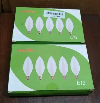10pc-E12 led bulb Candelabra Non Dimmable 5W 550lm C35 Bulb Shape - Image 1 of 4