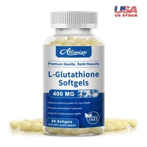 Glutathione Skin Whitening Pills Natural Anti Aging Supplement Collagen Capsules - Picture 1 of 9