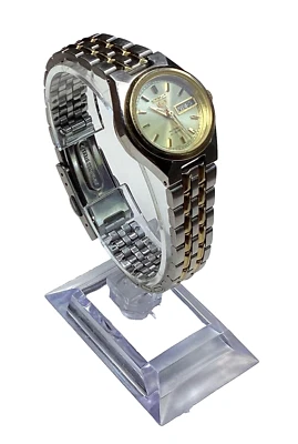 Reloj automático para mujer Seiko 5 4207-00W0 21 joyas plata oro Foto 1 de 4