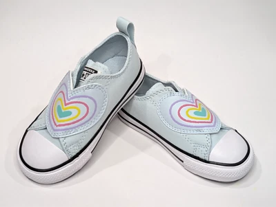 Zapatillas Converse CTAS One Strap OX Azul Claro/Multi Niño Niña-Talla 10 Nuevas sin Caja Foto 1 de 4