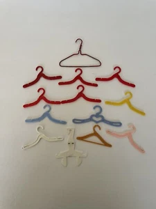 Vintage 60s Doll Clothes Barbie Hangers Lot - Picture 1 of 7