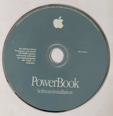 Apple PowerBook CD-Rom  von 2000 Softwareinstallation - Bild 1 von 2