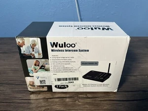 Wuloo WL666-P2 Wireless Intercoms System - Black NEW OPEN BOX - Picture 1 of 2