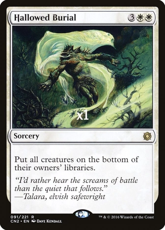 MTGConspiracy: Take the Crown CN2 Hallowed Burial MINT - Image 1 of 1
