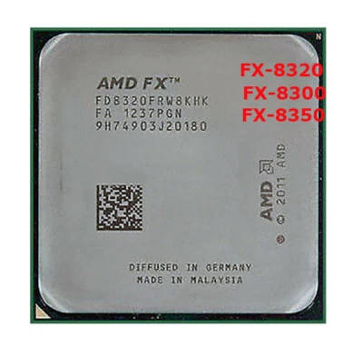 AMD FX-Series FX-8300 FX-8320 FX-8350 CPU 8M Eight-Core Socket AM3+ FX Processor - Image 1 of 4