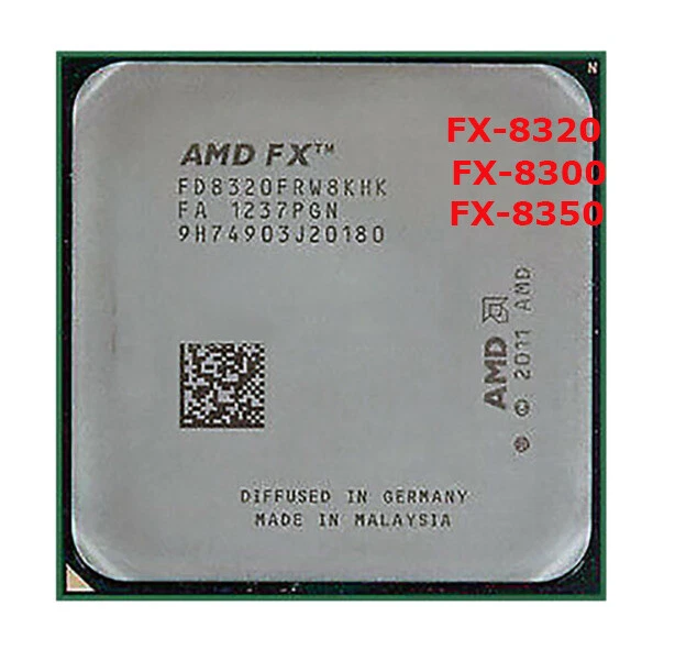 AMD FX-Series FX-8300 FX-8320 FX-8350 CPU 8M Eight-Core Socket AM3+ FX Processor - Image 1 of 4