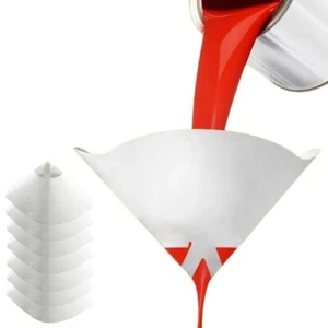Auto Car Paint Spray Mesh Paper Filter Purifying Straining Funnel Disposable - Picture 1 of 10