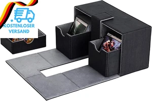 Deck Box Für Magic the Gathering Karten, Pu-Leder Sammelkarten Box Für 200+ Kart - Bild 1 von 12