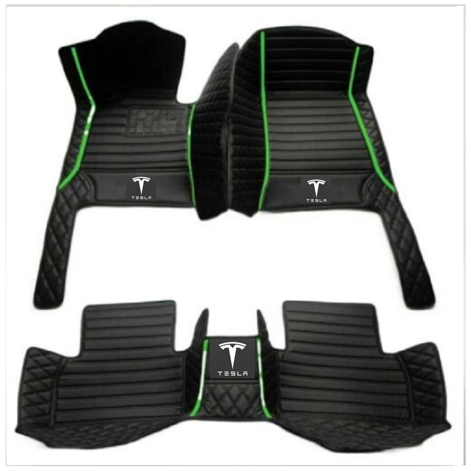 For Tesla Model S 3 X Y Car Floor Mats Anti-Slip Interior Accessories Cargo Pad - Image 1 of 4