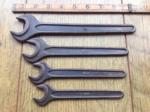 4 Vintage WGB DIN 894 metrische Einendschlüssel 27 bis 17 mm. - Bild 1 von 4