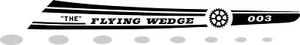 AMF The Flying Wedge 003 chainguard decals set - Picture 1 of 2