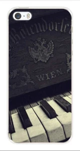 Coque en silicone imprimée compatible Apple iPhone SE Old piano - Picture 1 of 3