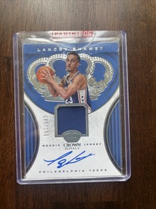 2018-19 Panini Crown Royale LANDRY SHAMET Rookie Jersey Patch Auto /199 JA156