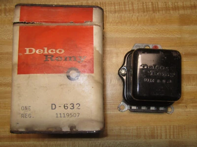 1966-1967 Buick Riviera Voltage Regulator. NOS in the Original Box. OEM #1119507 - Image 1 of 3