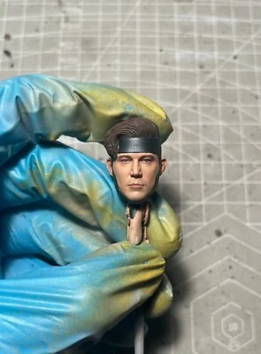 1/12 Painted Channing Tatum Gambit Head Carved Fit For 6'' SHF Action Figure - Image 1 of 2