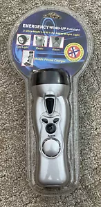 Emergency 3-Led Light, Radio, Alarm, Phone Charger “Wind-Up” New Sealed - Picture 1 of 2