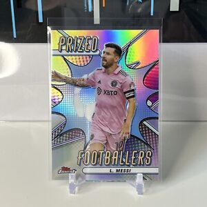 2023 TOPPS MLS FINEST LIONEL MESSI PRIZED FOOTBALLERS REFRACTOR