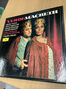 Verdi Macbeth 1976 Deutsche Grammophon 2709062 Stereo Germany 3LP Box Set VG+VG+ - Picture 1 of 9