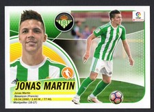 JONAS MARTIN #8 REAL BETIS 2016-17 CHROME PANINI LA LIGA SANTANDER ESTE 16/17