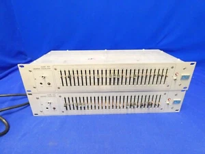 UREI Model 537 Graphic Equalizer Menge 2 (beide funktionieren - beide fehlen Fader-Abdeckungen) - Bild 1 von 12